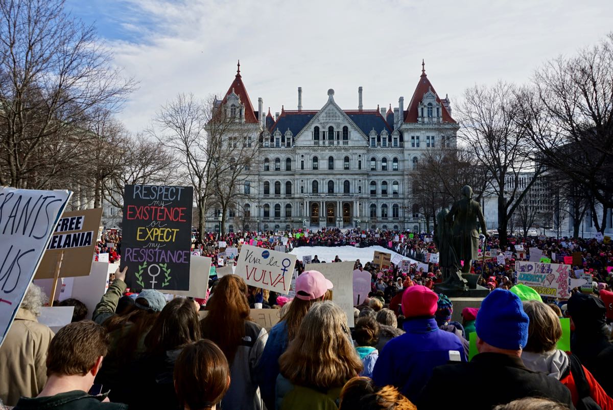 Albany Women's March at Capitol 2018-01-20