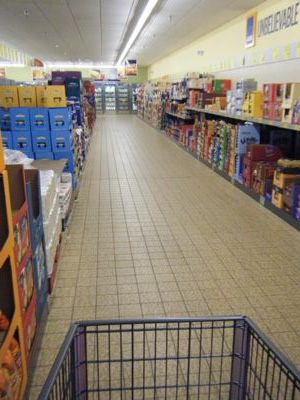 Aldi long aisle