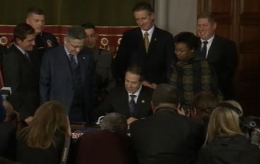 Andrew Cuomo signing SAFE Act