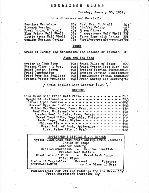 Boulevard Cafeteria 1934 Menu.jpg