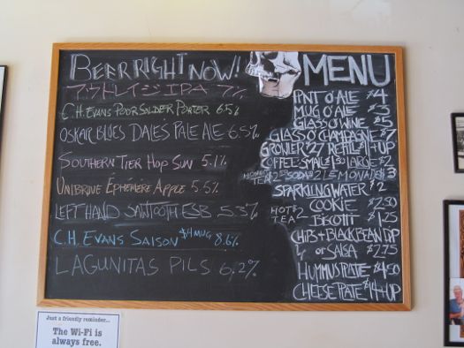 Chalkboard menu at spotty dog.jpg