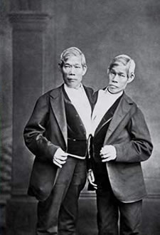 Chang and Eng twins via Wikipedia