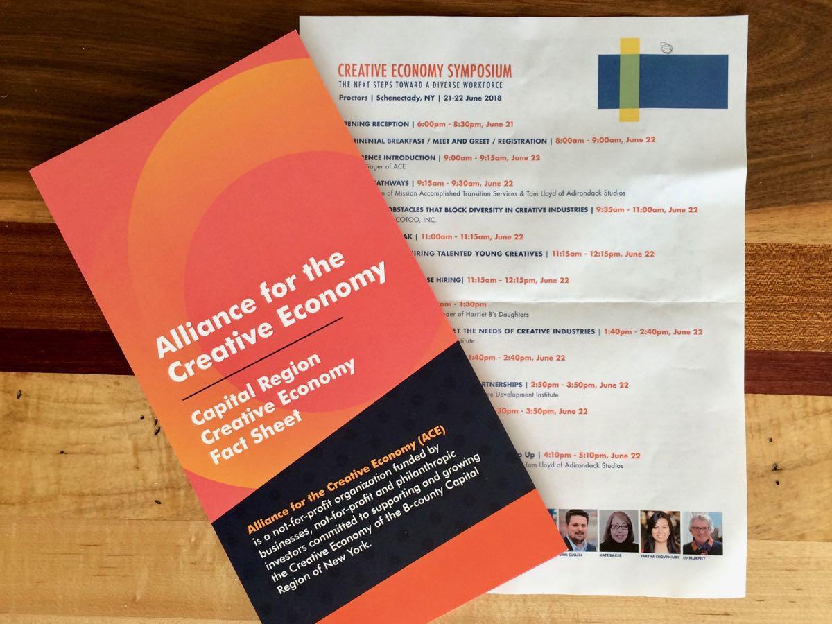 Creative Economy Symposium brochure