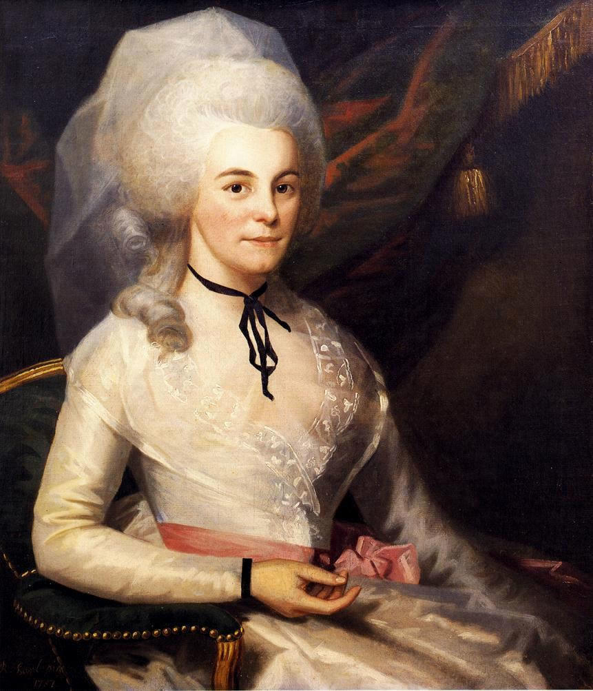 Elizabeth Schuyler Hamilton painted by Ralph Earl