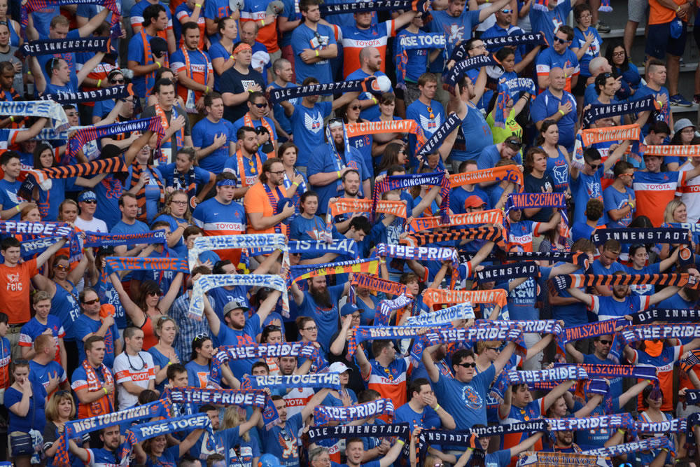 FC Cincinnati crowd CC Hayden Schiff