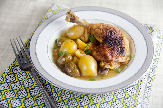 Healthy Delicious Lauren Keating Lemon Chicken with Olives and Potatoes