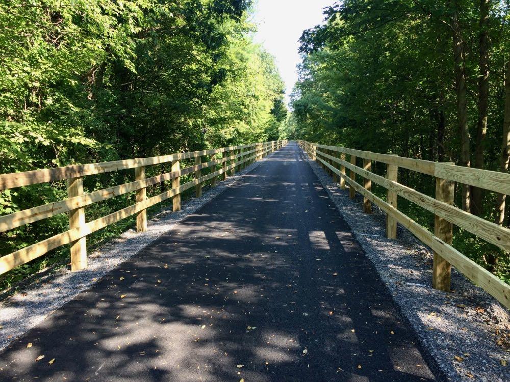 Helderberg Hudson Rail Trail past Slingerlands 2018-August