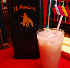 Horchata at El Mariachi