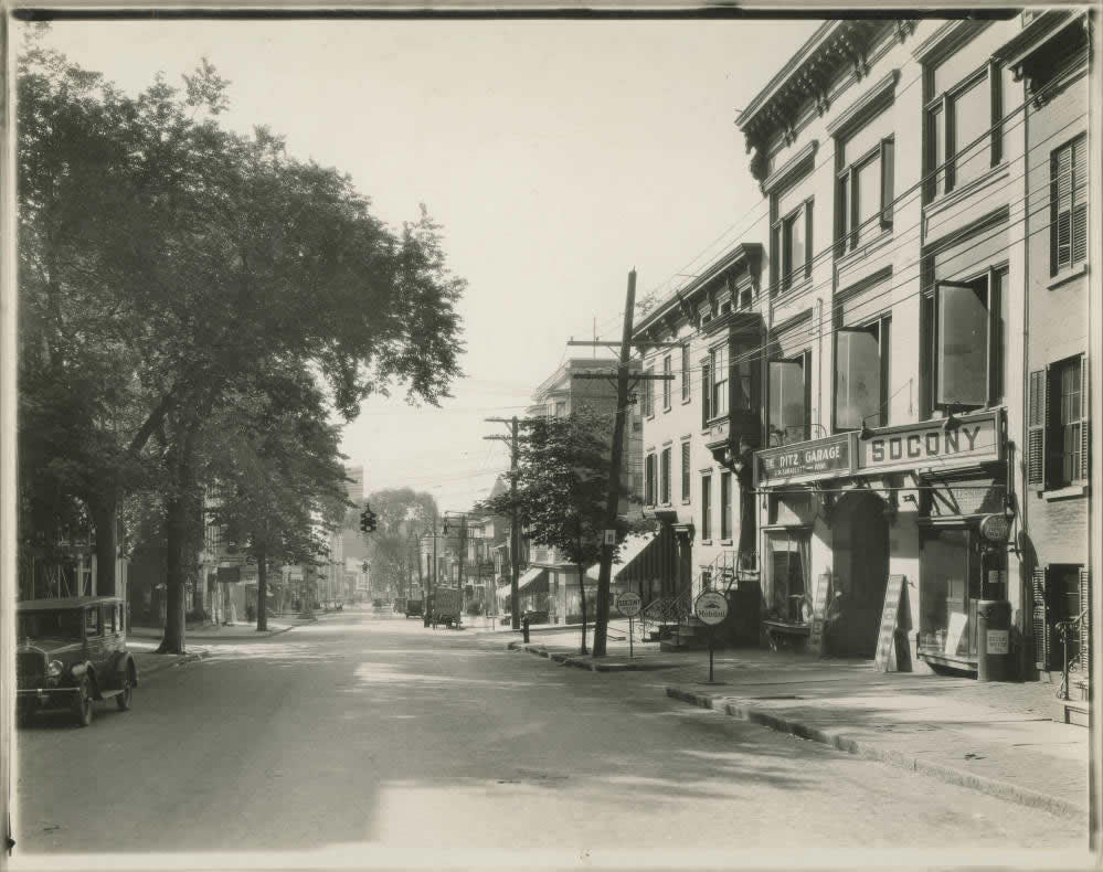 Hudson Ave at Swan Street Albany maybe 1920s