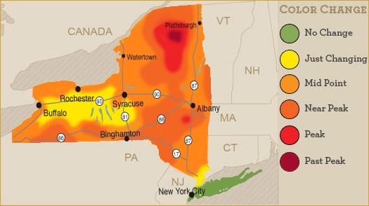 I Love NY Foliage map 2014-10-03