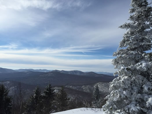 Jen Masa hiking Hadley Mountain