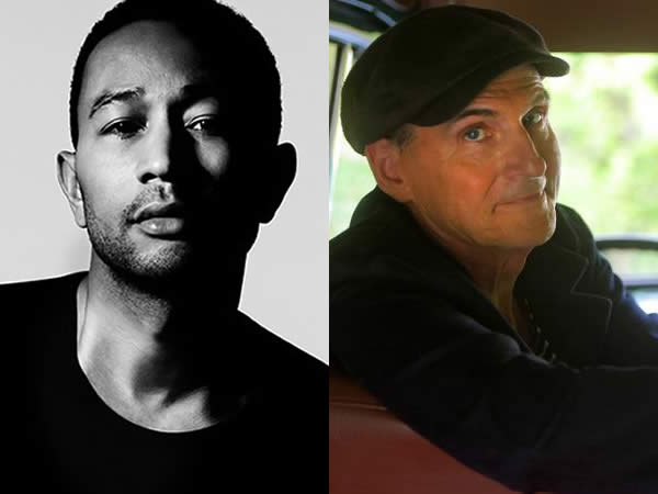 John Legend and James Taylor