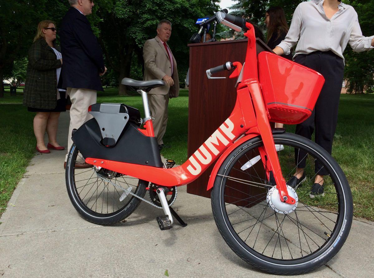 Jump Bike e-bike demo Albany 