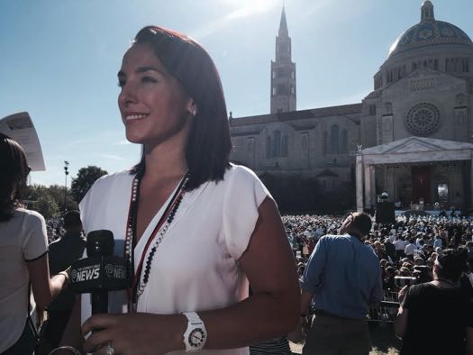 Karen Tararache covering Pope in DC