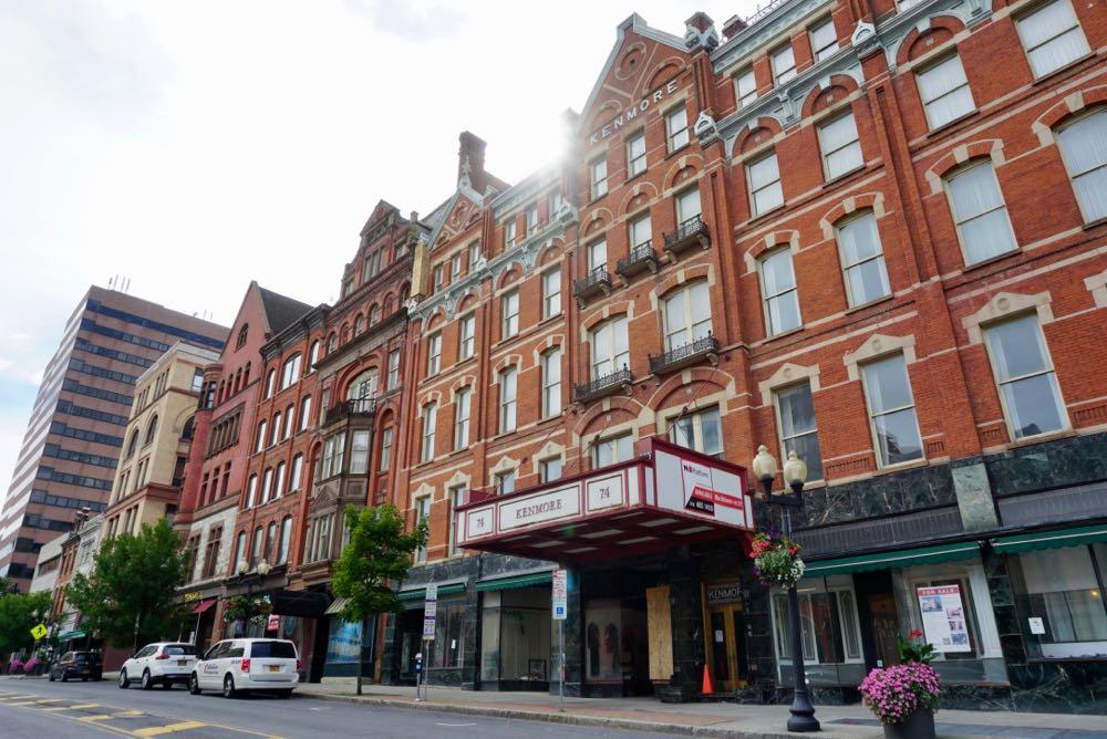 Kenmore Hotel Albany exterior wide 2018-August