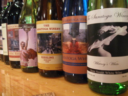 Saratoga Winery labels