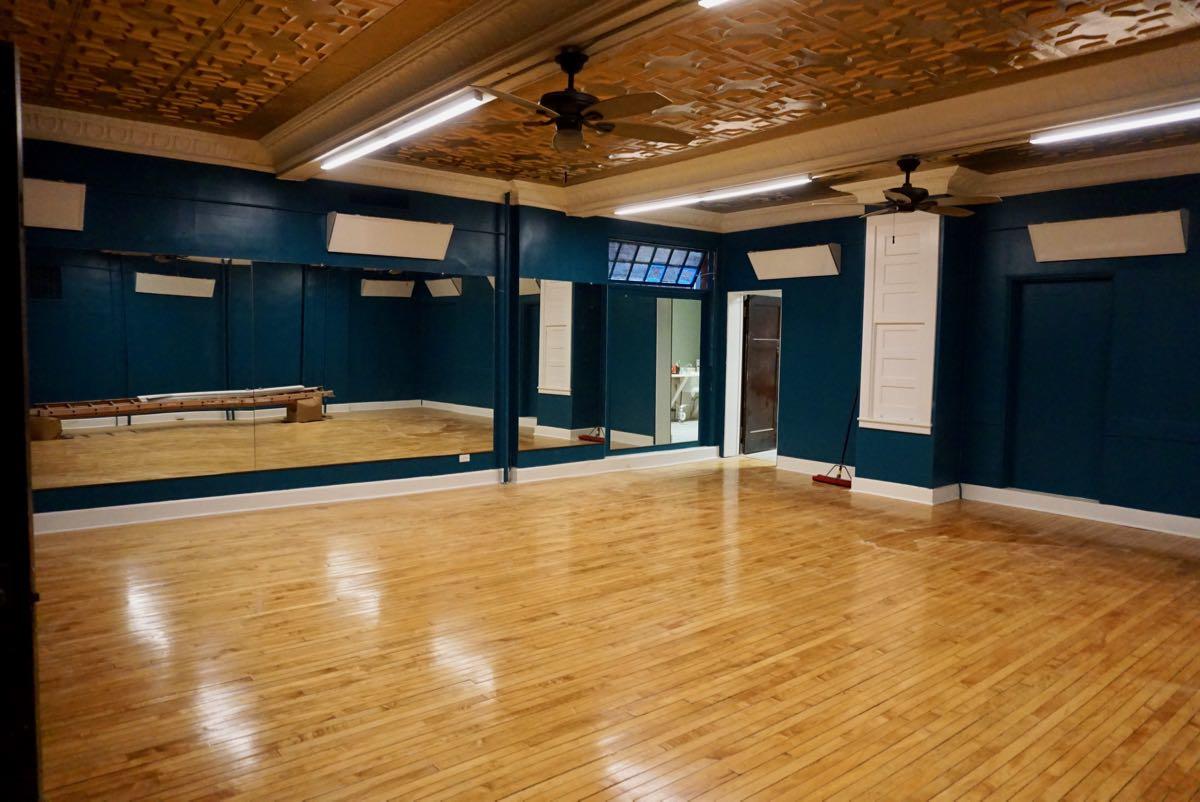 Lark Hall 2018-July yoga studio