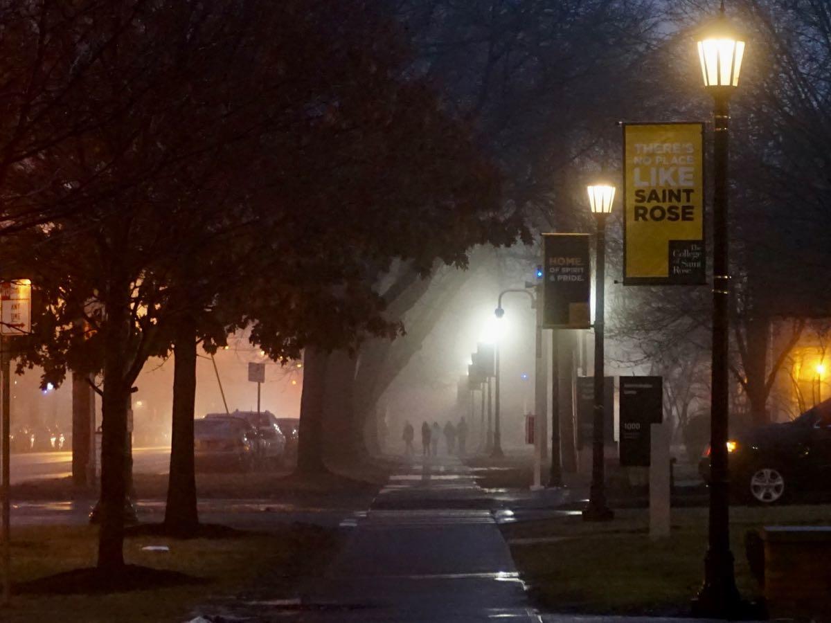 Madison Ave sidewalk fog 2018-08-23