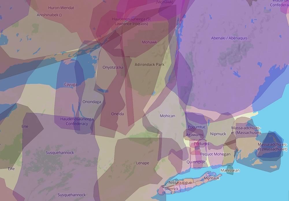 Native Land map clip New York