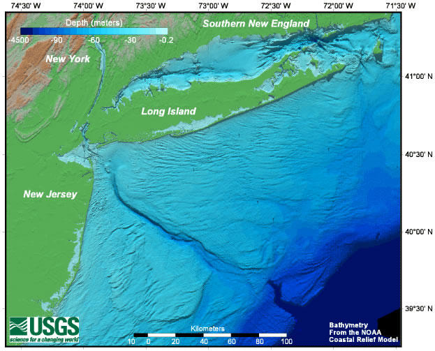 New York Bight Hudson Canyon USGS