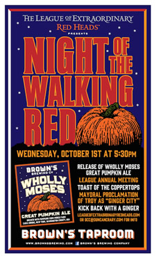 Night of Walking Red Poster 2014