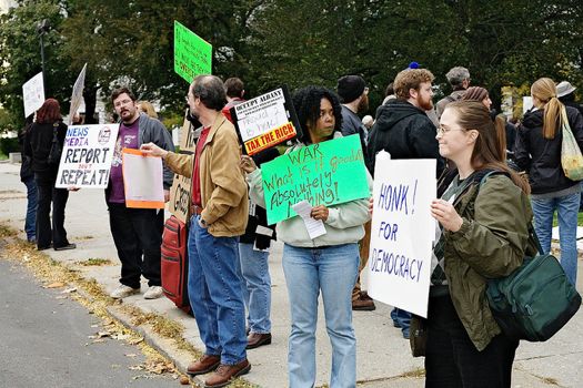 Occupy Albany 2011 protestors Bennett Campbell.jpg