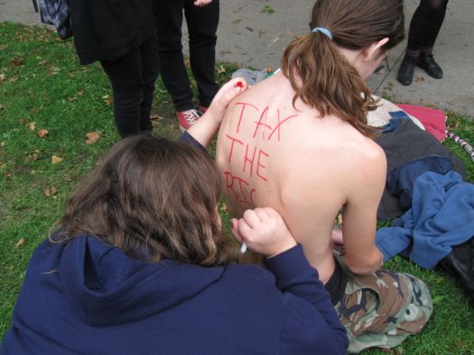 Occupy Albany 2011 writing on back.jpg