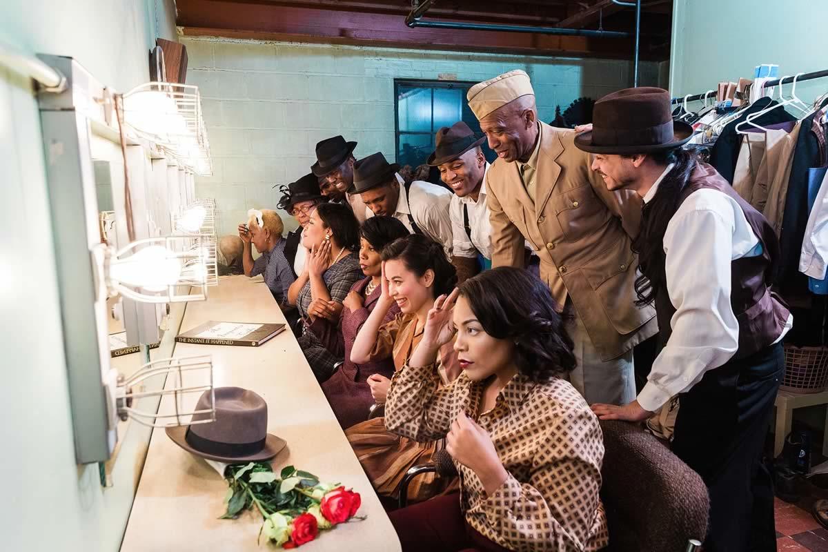 Schenectady Civic An Inspector Calls cast dressing room