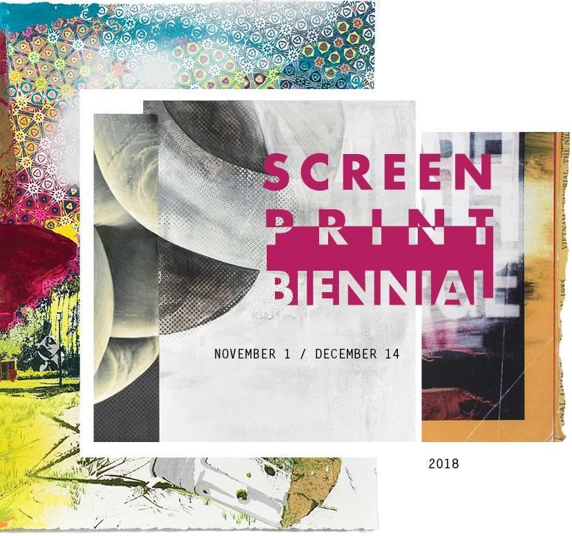 Screenprint Biennial 2018 poster