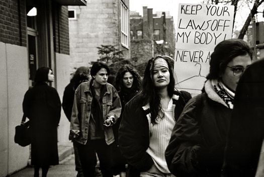 Siobhan Connally 1992 protest.jpg