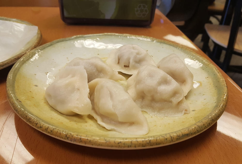 Tea Plus lamb dumplings