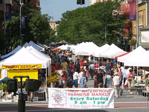 Troy Waterfront Farmers Market River Street