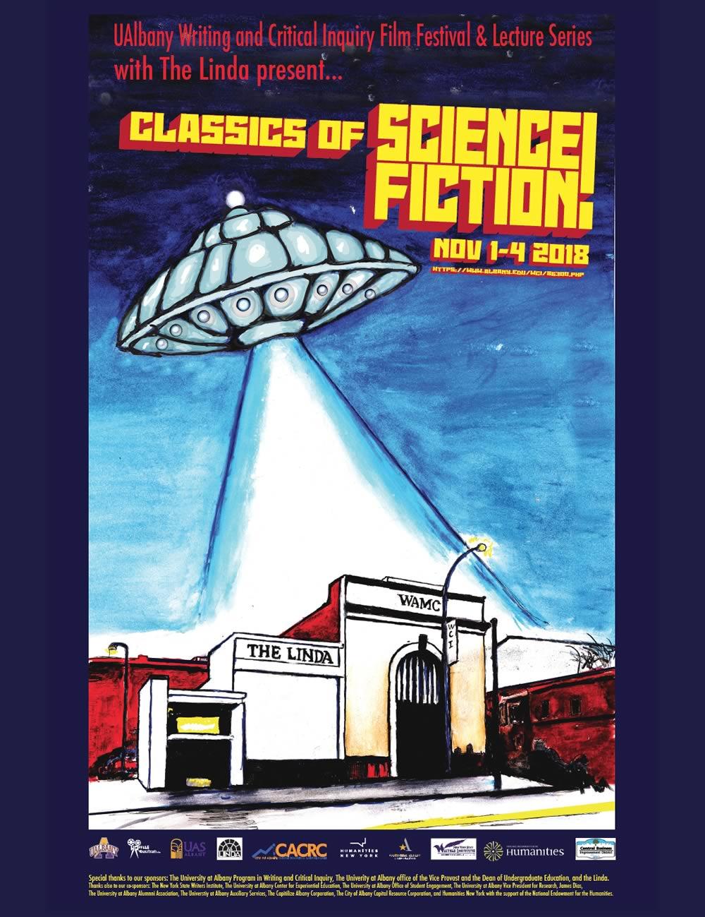 UAlbany 2018 Classics of Science Fiction poster