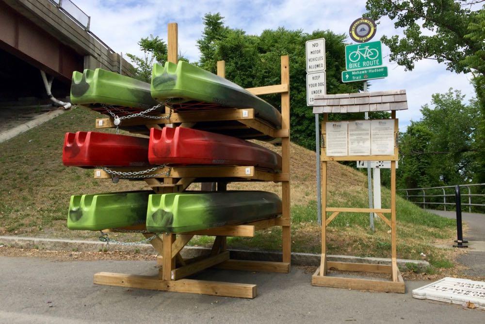 Upstate Kayak Rentals hub Corning Riverfront Park 2018-June