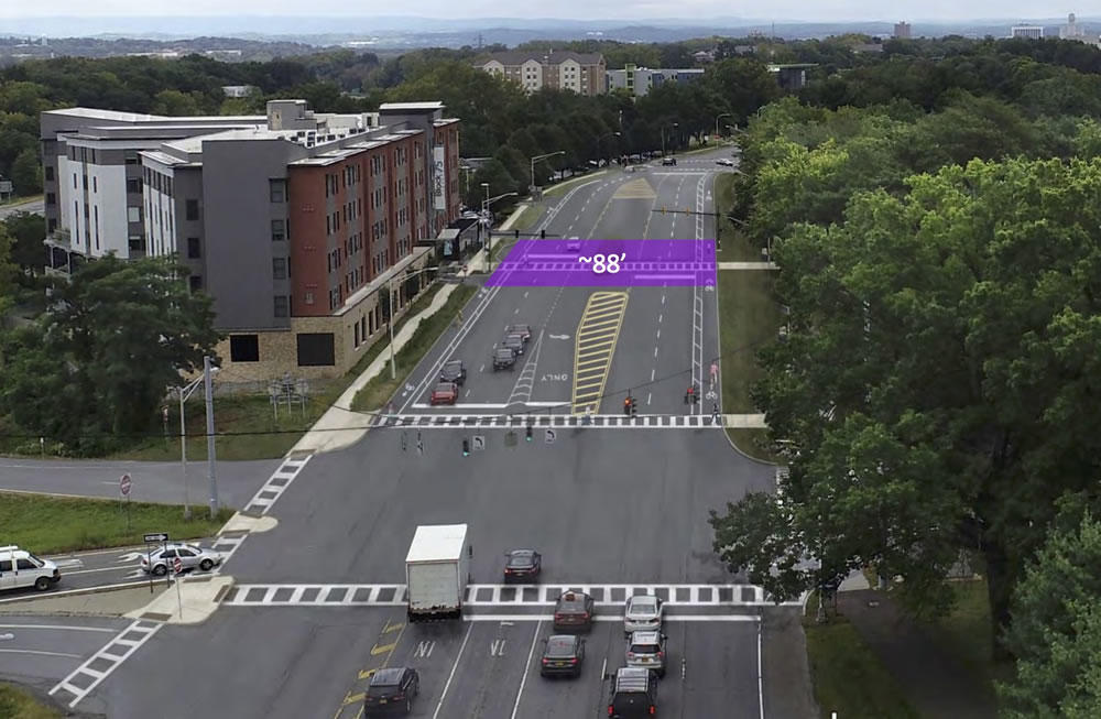 Washington Ave corridor study bike lane option