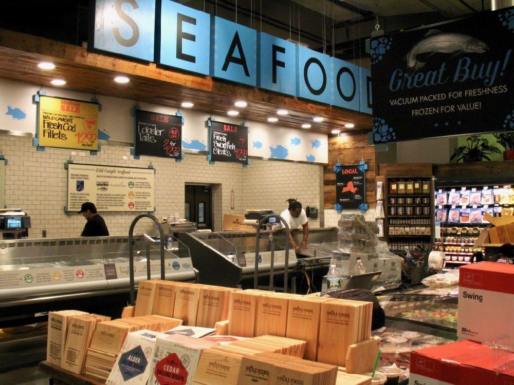 Whole Foods seafood counter