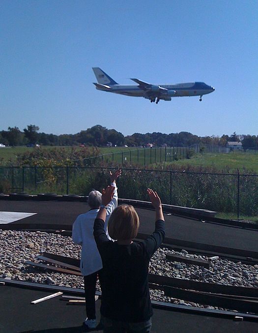 air force one landing