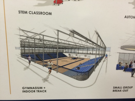 albany high school plan indoor track