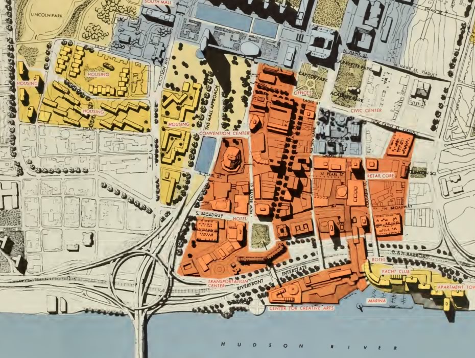 1960s downtown Albany plan