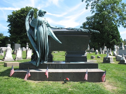 Albany Rural Cemetery Chester Arthur grave