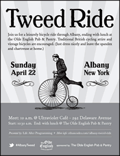 albany tweed ride flyer