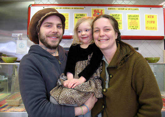 Nick and Britin Foster, with their daughter