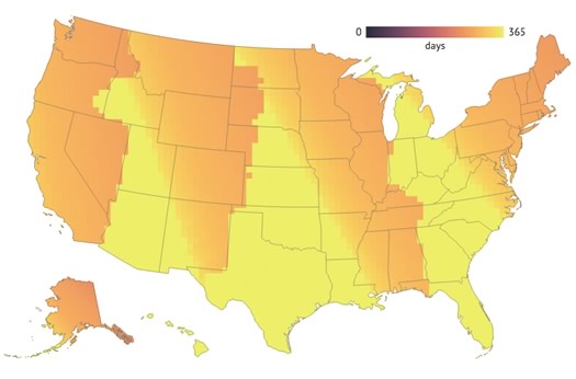 andy woodruff map sunsets after 5 pm