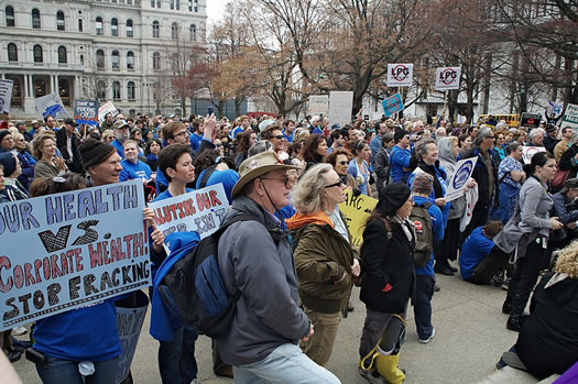 anti-fracking protest capitol 2011-04-11