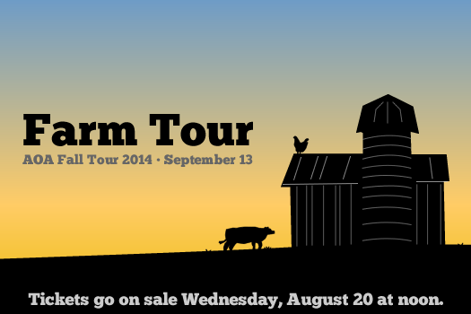 aoa farm tour 2014 logo announce