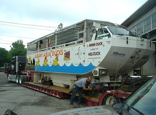 aqua duck on truck