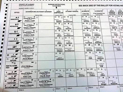 ballot 2010 election
