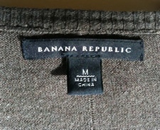 banana republic label