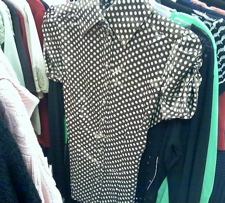 BCBG polka dot blouse