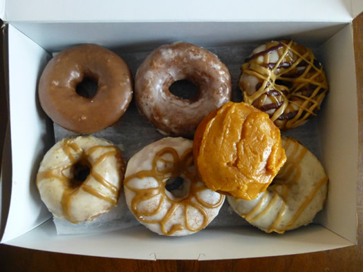 Cider Belly Albany donuts in box
